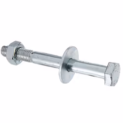 GAH-Alberts Boulon à tête hexagonale D-Fix, Acier, M10, Jaune, 4 pièce(s)
