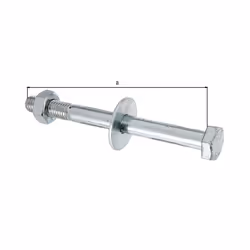 GAH-Alberts Boulon à tête hexagonale D-Fix