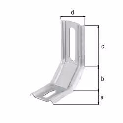 GAH-Alberts Équerre réglable 3 pans - 2 angles 45°