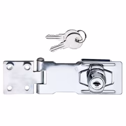 GAH-Alberts Moraillon de sécurité verrouillable, Acier, Revêtement en chromate, 10 pièce(s)