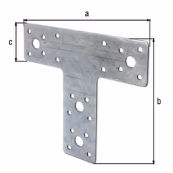 GAH-Alberts Platine d'assemblage Forme en T