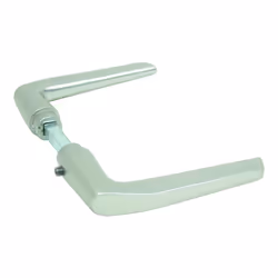 Béquille double carré de 8mm pour porte ép.50 à 60mm alu anodisé argent GAH ALBERTS - 412661