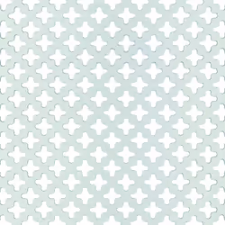 GAH-Alberts Tôle perforée perforation : en forme de croix, Aluminium, Couche d'anodisation, 25 cm, 50 cm, 0,8 mm, 1 feuilles