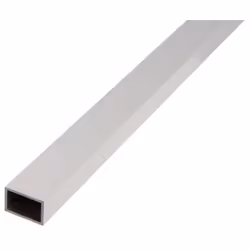 GAH-Alberts Tube rectangulaire, Argent, Rectangulaire, 1 pièce(s), Couche d'anodisation, 100 cm, 5 cm