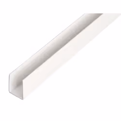 GAH-Alberts Profilé en U, Blanc, En forme de U, 1 pièce(s), Mat, 100 cm, 1 cm