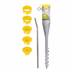 GAH-Alberts Ancre à enfoncer pour tubes d'un ⌀ de 25 à 65 mm, Acier, Acier, Revêtement galvanisé à chaud, 8 pièce(s)