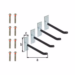 GAH-Alberts Assortiment de supports de jantes