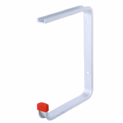 GAH-Alberts Crochet de plafond coudé, Aluminium, 15 kg, 10 pièce(s)