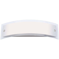 Lampe Elysee Applique murale à 2 ampoules acier inoxydable / blanc 2x C35, E14, 40W, adapté aux bougies (non incluses) Échelle a ++ à e Classe de