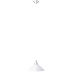 Brilliant - lampe logo suspension 35cm blanc 1x A60, E27, 60W, adapté aux lampes standard (non incluses) Échelle a ++ à e Réglable en hauteur / câble