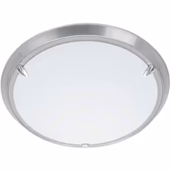 plafonnier fonctionnel, 30cm de diamètre adapté aux lampes LED dimmable via un variateur externe lors de l'utilisation d'une ...