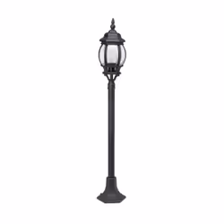 Eglo - brilliant - istria Potelet exterieur - coloris noir - aluminium/verre E27 1x60W