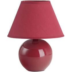 Brilliant lampe Primo lampe de table rouge 1x D45, E14, 40W, adapté aux lampes à suspension (non inclus) Échelle a ++ à e Avec interrupteur à cordon