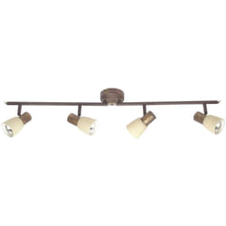 Lampe Luca spot tube 4flg vieux cuivre / champagne 4x R50, E14, 40W, adapté aux lampes à réflecteur (non incluses) Échelle a ++ à e Bras pivotant /