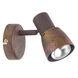 Spot simple orientable en métal cuivré diamètre 8.5cm Lava-