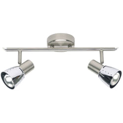 Brilliant - lampe lave spot tube 2 feuilles fer / chrome 2x R50, E14, 40W, adapté aux lampes à réflecteur (non incluses) Échelle a ++ à e Têtes