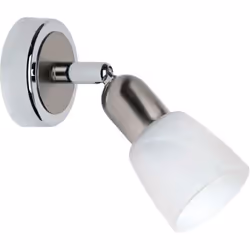 Brilliant Sofia, Spot d'éclairage de surface, E14, 1 ampoule(s), LED, Chrome, Nickel, Blanc