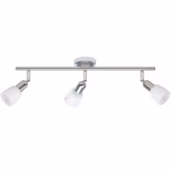 Brilliant Sofia, Spot d'éclairage de surface, E14, 3 ampoule(s), LED, Chrome, Nickel, Blanc