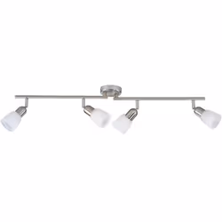 Brilliant Sofia, Spot d'éclairage de surface, E14, 3 ampoule(s), LED, Chrome, Nickel, Blanc