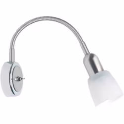 Brilliant Sofia, Spot d'éclairage de surface, E14, 1 ampoule(s), LED, Nickel, Acier inoxydable, Blanc