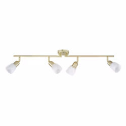 Brilliant Sofia, Spot d'éclairage de surface, E14, 4 ampoule(s), Or, Blanc