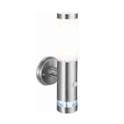 Brilliant Bole Éclairage mural extérieur E27 LED Acier inoxydable, Blanc