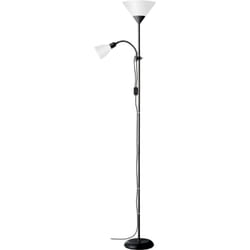 Brilliant Spari Plafonnier éclairage indirect LED E27 60 W noir, blanc