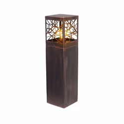 Description générale Ce lampadaire d'extérieur Brilliant Whitney, d'une hauteur de 59 cm et d'une couleur marron rouille, est ...