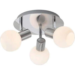 Brilliant Tiara Spot d'éclairage de surface Chrome, Nickel, Blanc E14 LED 40 W