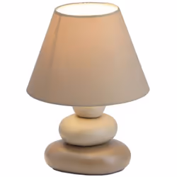 avec interrupteur à cordon adapté aux lampes LED La lampe de table rustique Paolo enrichit les pièces à vivre et les chambres ...
