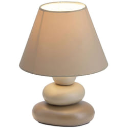 Brilliant lampe de table Paolo marron 1x D45, E14, 40W, adapté aux lampes à suspension (non inclus) Échelle a ++ à e Avec interrupteur à cordon