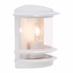 Applique murale exterieure hollywood Blanc ampoule E27 max 60 w Brilliant