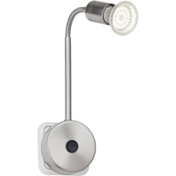 Brilliant - Loona Lampe led pour prise secteur led GU10 3 w acier inoxydable