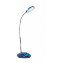 Brilliant - lampe Timmi lampe de table led transparent / bleu 1x led 2W intégrée, (100lm, 6000K) Échelle a ++ à e Avec pressostat sur la base