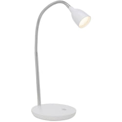 Brilliant - lampe Anthony lampe de table led fer / blanc 1x led 2,4 w intégrée, (200lm, 3000K) Échelle a ++ à e Avec pressostat sur la base