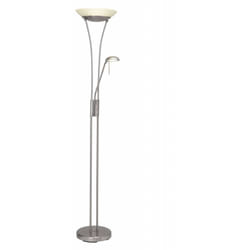 Brilliant - lampe Finn led bras de lecture surligneur fer / blanc 1x led 18W intégrée (smd), (1600lm, 3000K) Échelle a ++ à e Projecteur et bras de