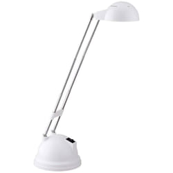 BRILLIANT lampe Katrina LED lampe de table blanc 1x LED 5.7W intégrée (CMS), (600lm, 2700K) Échelle A ++ à E Pivotant avec interrupteur à bascule /