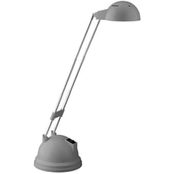 BRILLIANT lampe Katrina lampe de table LED titane 1x LED 5.7W intégrée (CMS), (600lm, 2700K) Échelle A ++ à E Pivotant avec interrupteur à bascule /