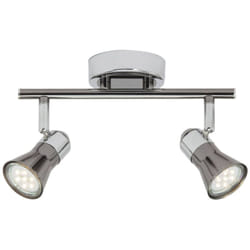 Brilliant - lampe Jupp led spot tube 2 lumières chrome / noir 2x LED-PAR51, GU10, 3W lampes à réflecteur led incluses, (250lm, 3000K) Échelle a ++ à