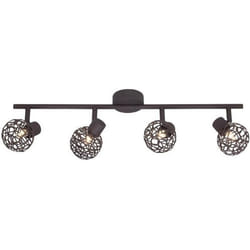 Plafonnier barre à 4 lumières Virgo 4xG9 33W