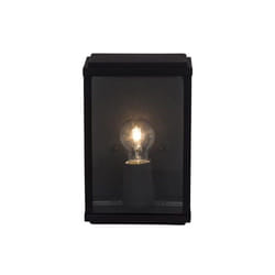 Applique exterieure gaia Noir ampoule E27 max 60 w Brilliant