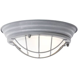 Lampe Typhoon applique murale et plafonnier 29cm gris béton / blanc 1x A60, E27, 30W, adapté aux lampes normales (non inclus) Échelle a ++ à e