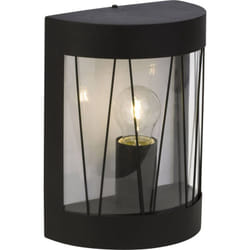 Brilliant - lampe Reed applique murale d'extérieur noir mat 1x A60, E27, 40W, adapté aux lampes normales (non inclus) Échelle a ++ à e Classe de