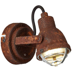 Lampe Bente spot mural couleur rouille 1x PAR51, GU10, 4W, adapté aux lampes à réflecteur (non incluses) Échelle a ++ à e Tête pivotante - Brilliant