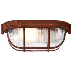 Brilliant - lampe Bobbi applique murale et plafonnier 21cm couleur rouille 1x A60, E27, 40W, adapté aux lampes normales (non inclus) Échelle a ++ à e