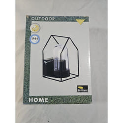 Brilliant - Applique murale extérieure home Design moderne - Noir - Métal