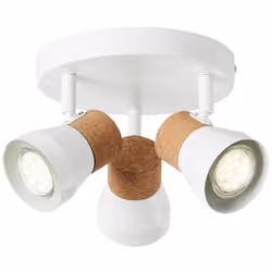 Têtes pivotantes adaptées aux lampes à LED gradables via un variateur externe lors de l'utilisation d'une lampe appropriée En ...