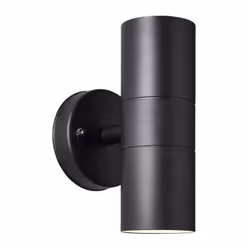 Découvrez l'applique murale extérieure JANDY 2L noir métal/verre de la marque BRILLIANT. Cette applique a une puissance maxim ...