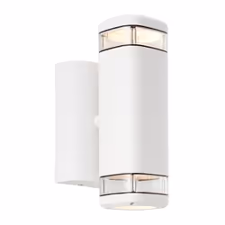 Applique d'extérieur - BRILLIANT - JANDY - Blanc - Métal/verre - GU10 max 2x18W - IP44