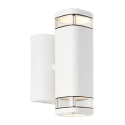 Applique d'extérieur - BRILLIANT - JANDY - Blanc - Métal/verre - GU10 max 2x18W - IP44